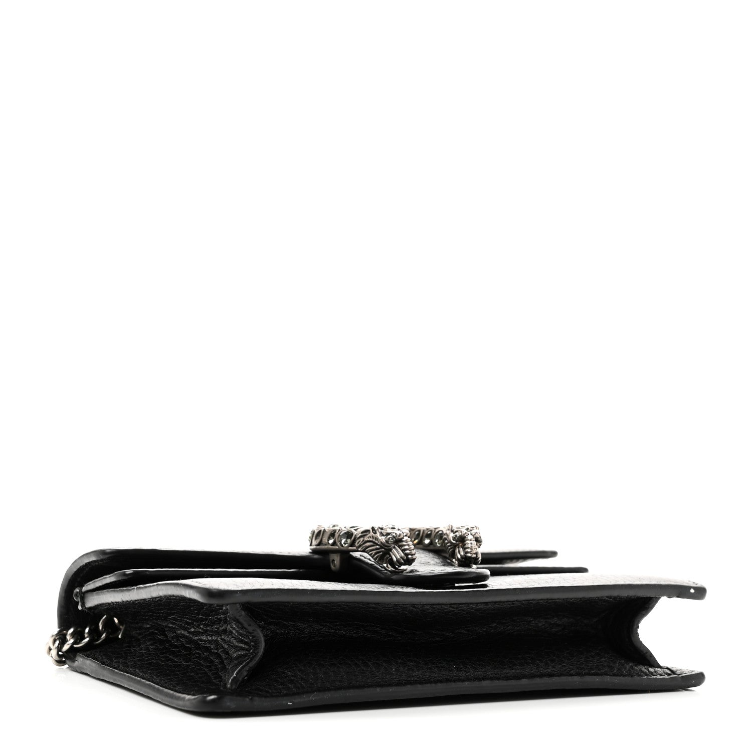Gucci Calfskin Super Mini Dionysus Shoulder Bag Black 4 of 10