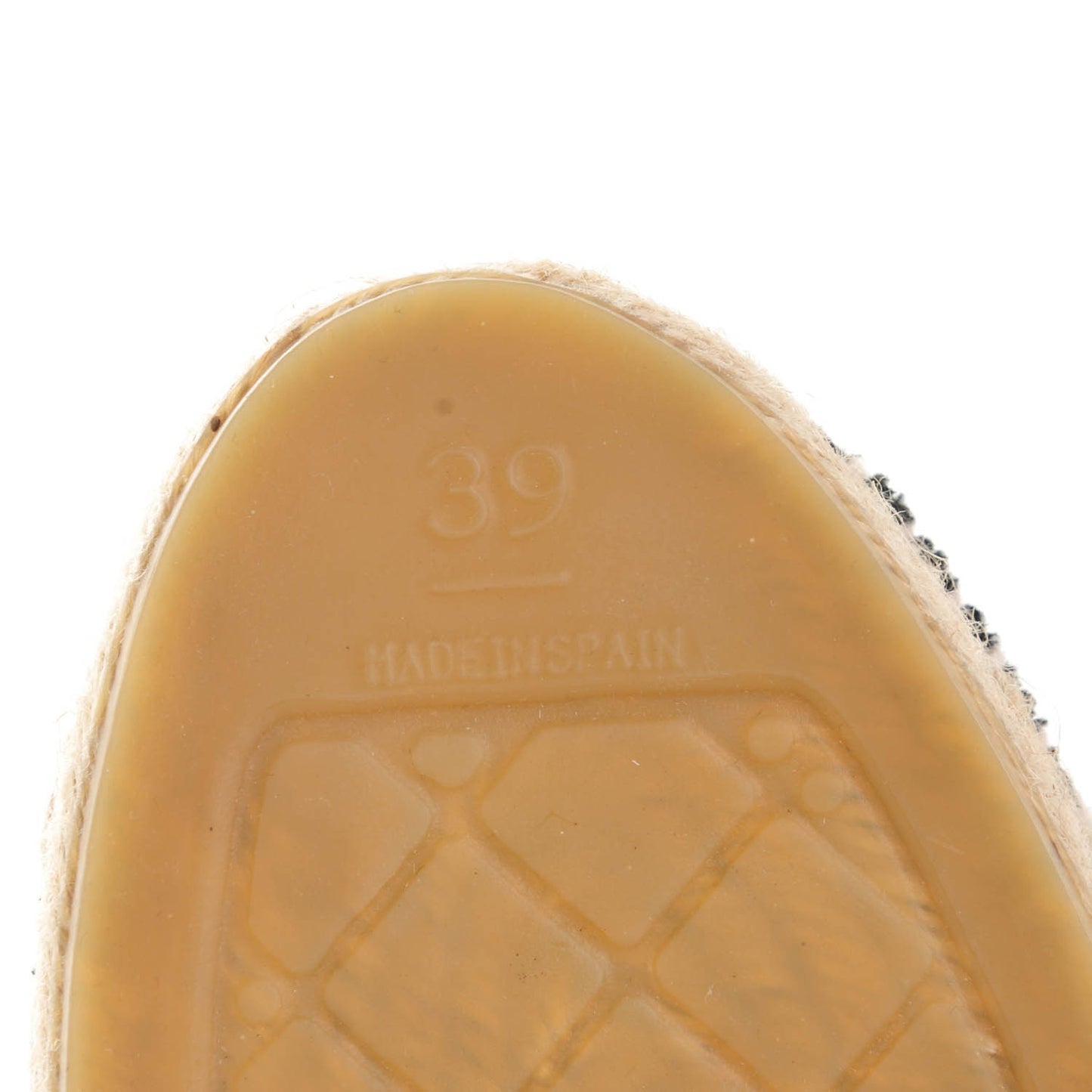 Wool CC Espadrilles 39 White Black