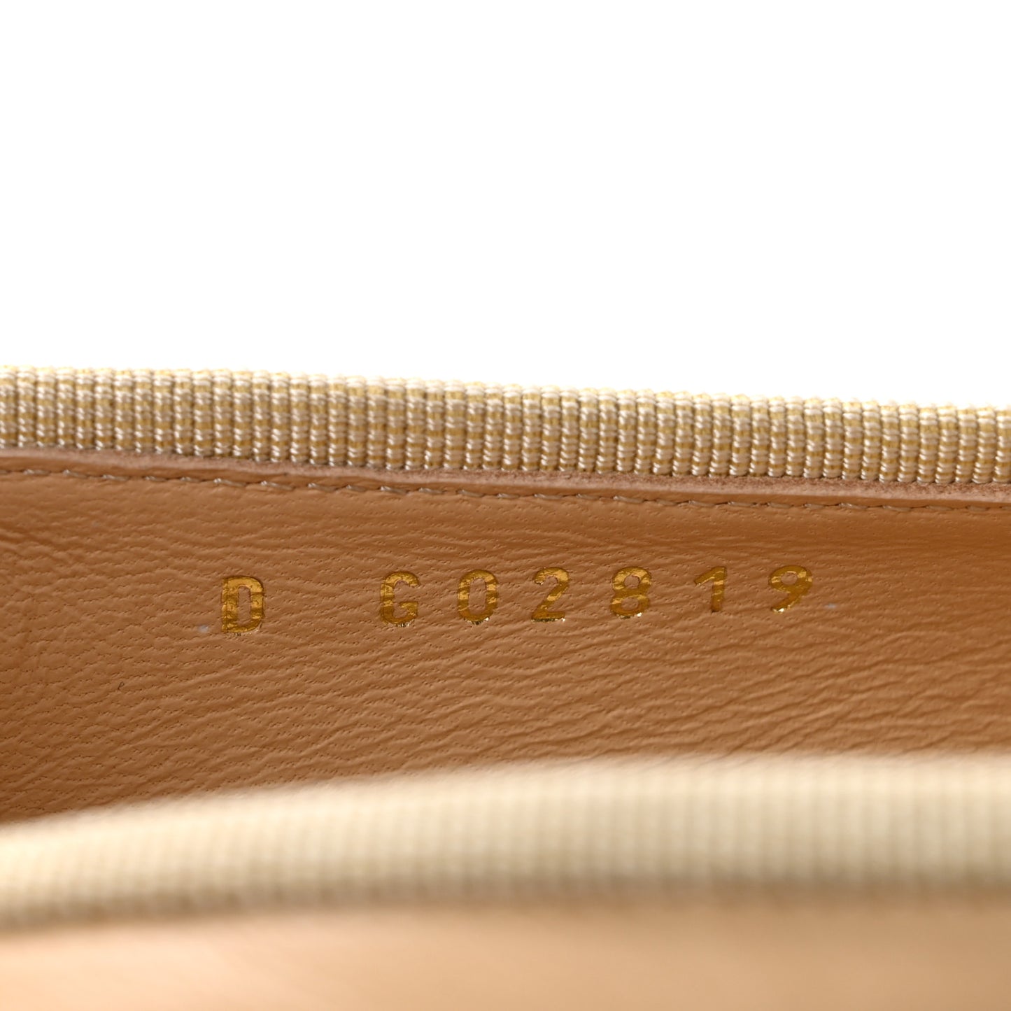 Lambskin Cap Toe CC Ballerina Flats 38 Beige Black