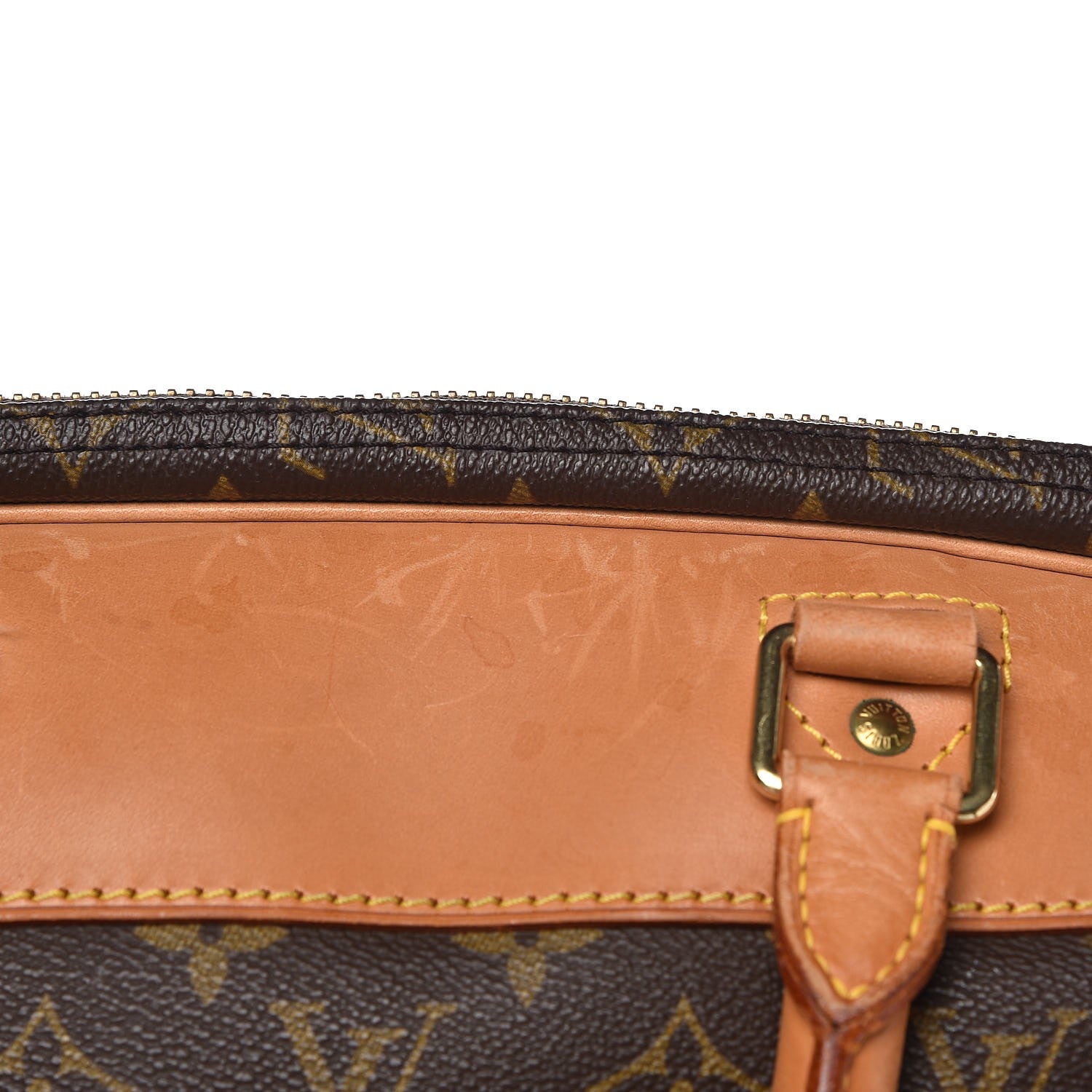 Louis Vuitton Monogram Alize 2 Compartment Luggage Travel Bag 9 of 12