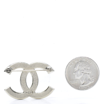 Chanel Crystal Palais Garnier CC Brooch Silver 2 of 5
