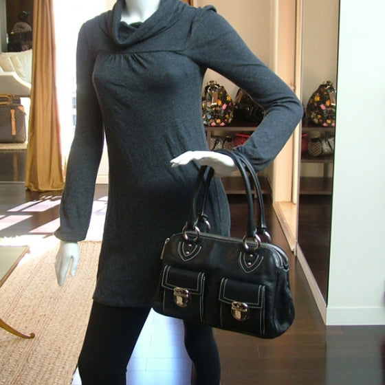 Leather Blake Tote Black
