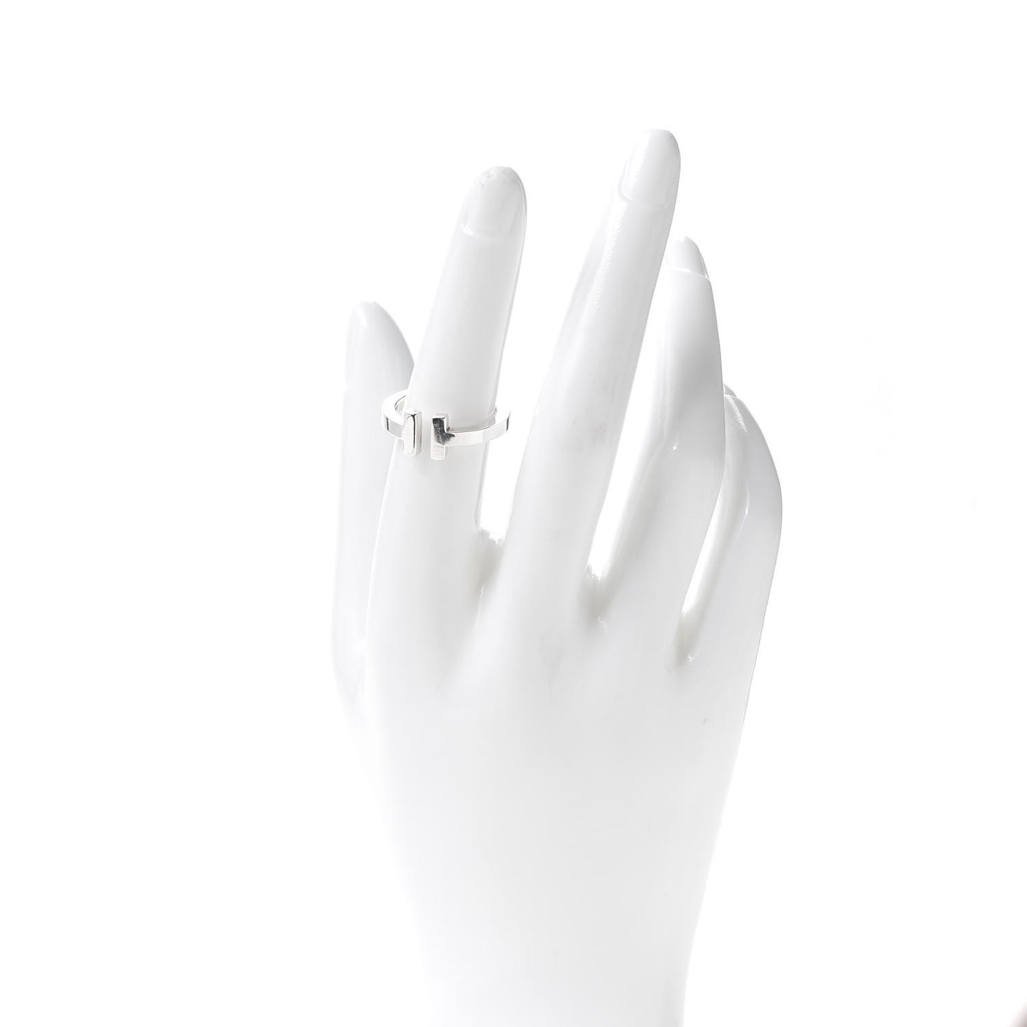 Sterling Silver T Square Ring 53 6.5