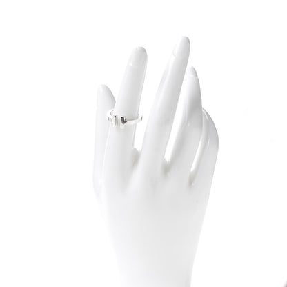 Tiffany Sterling Silver T Square Ring 53 6.5 2 of 5