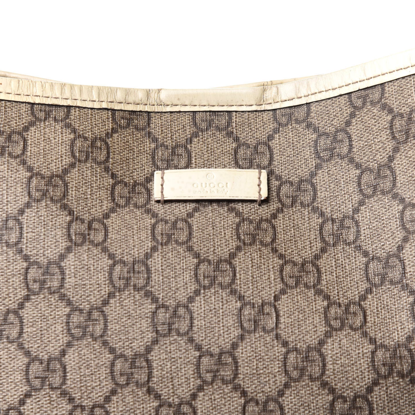 GG Plus Monogram Medium Joy Tote Off White