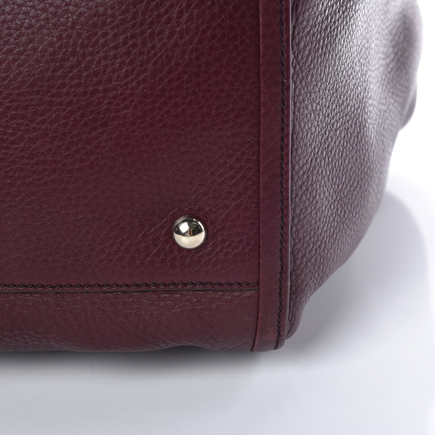 Gucci Pebbled Calfskin Large Soho Shoulder Bag Bordeaux 12 of 12