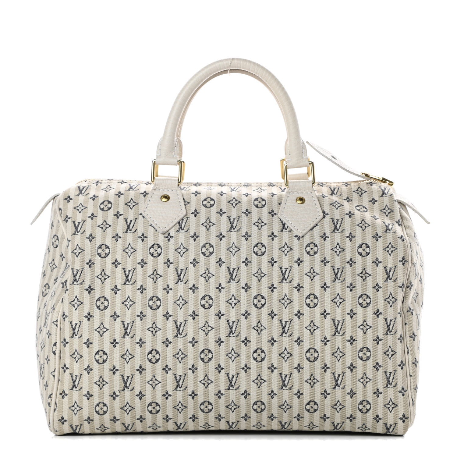 Louis Vuitton Mini Lin Croisette Speedy 30 Blue 1 of 11