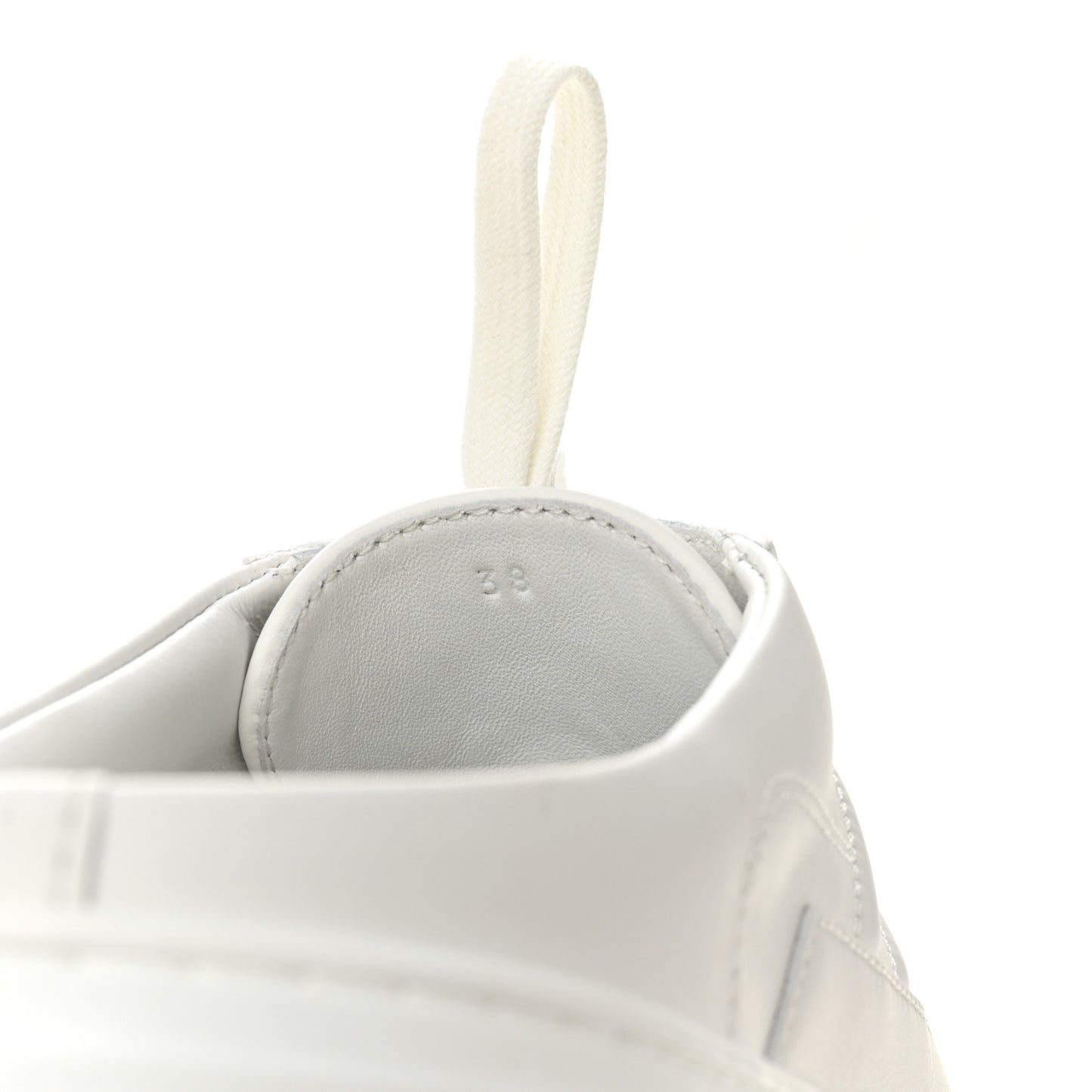 Calfskin Keep Mule Sneakers 38 White