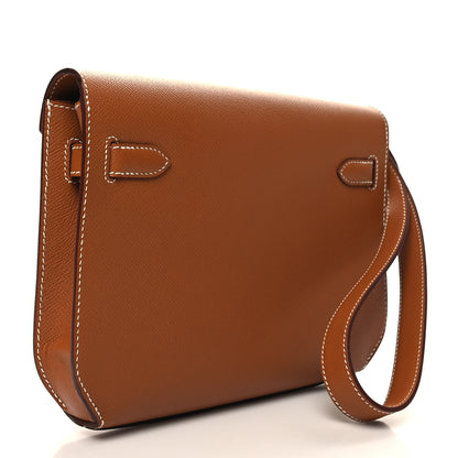 Hermes Epsom Kelly Depeches 25 Pouch Gold 2 of 10