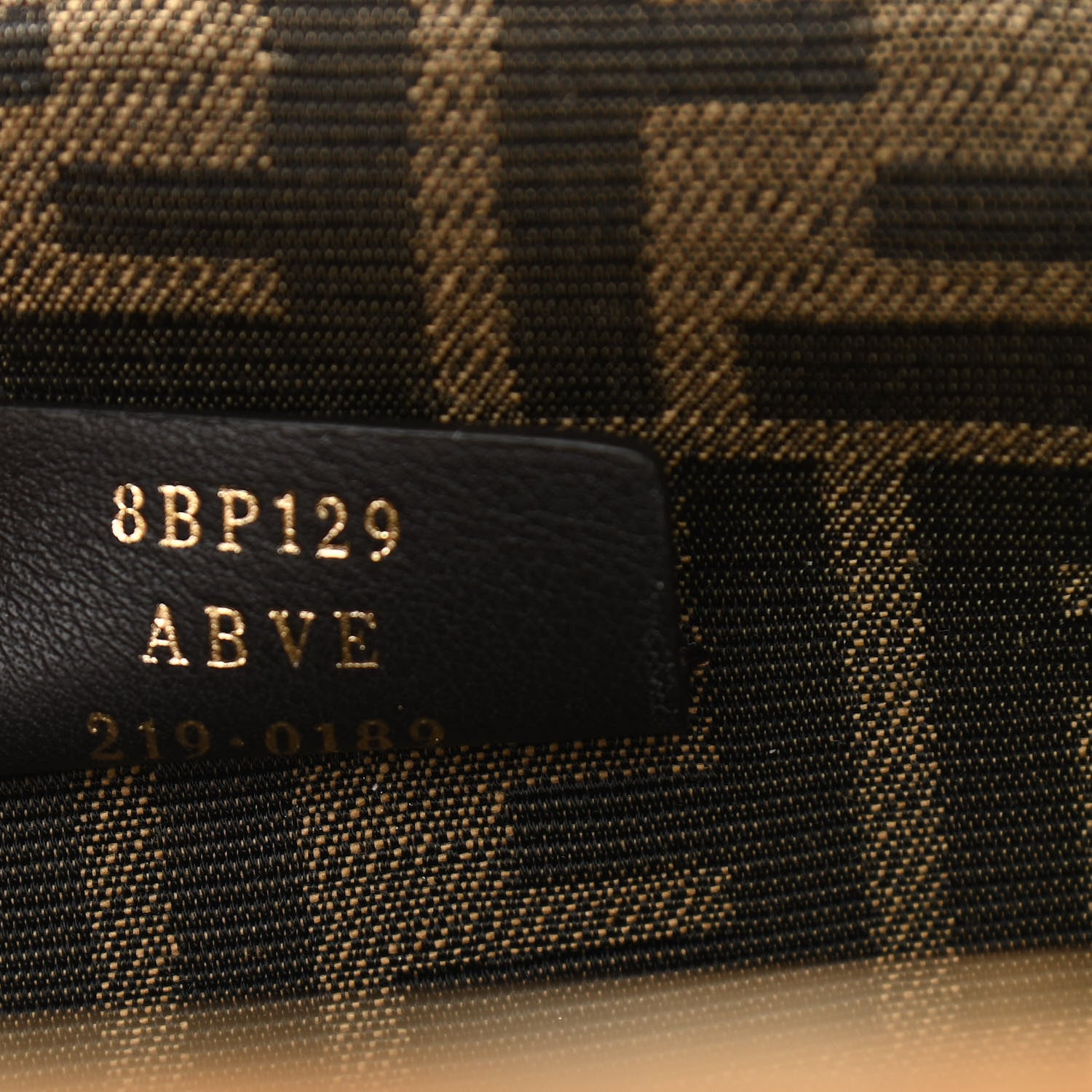 Fendi Shiny Nappa Small Fendi First Black 9 of 10