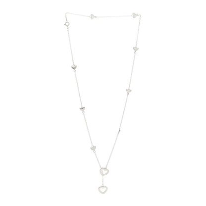 Tiffany Sterling Silver Heart Lariat Necklace 3 of 4