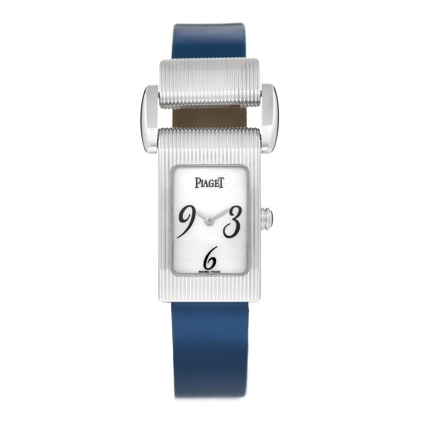 18K White Gold Satin 17mm Protocole Quartz Watch
