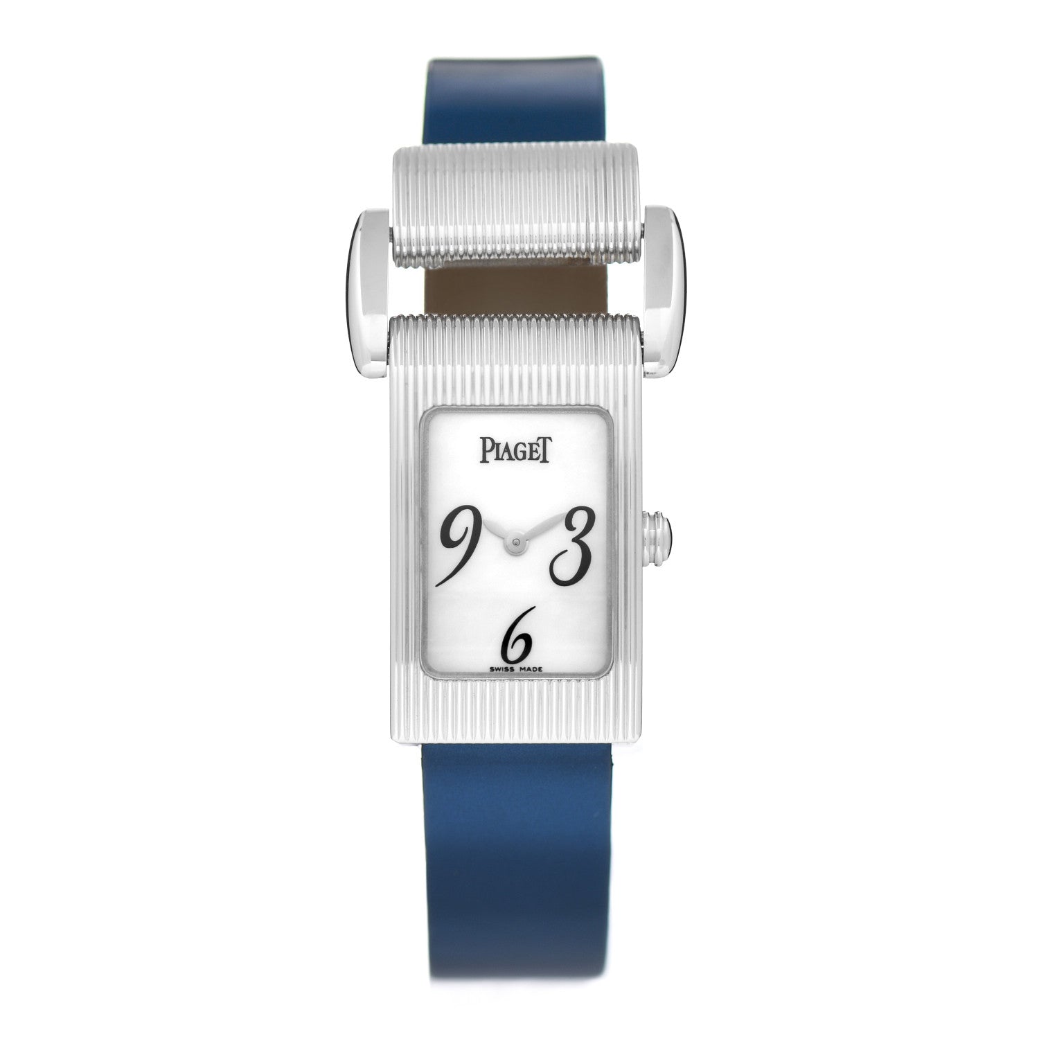 Piaget 18K White Gold Satin 17mm Protocole Quartz Watch 1 of 4