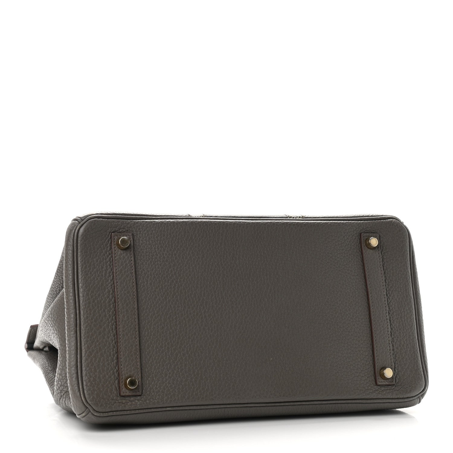 Hermes Taurillon Clemence Lizard Club Birkin 35 Etain Graphite 3 of 10