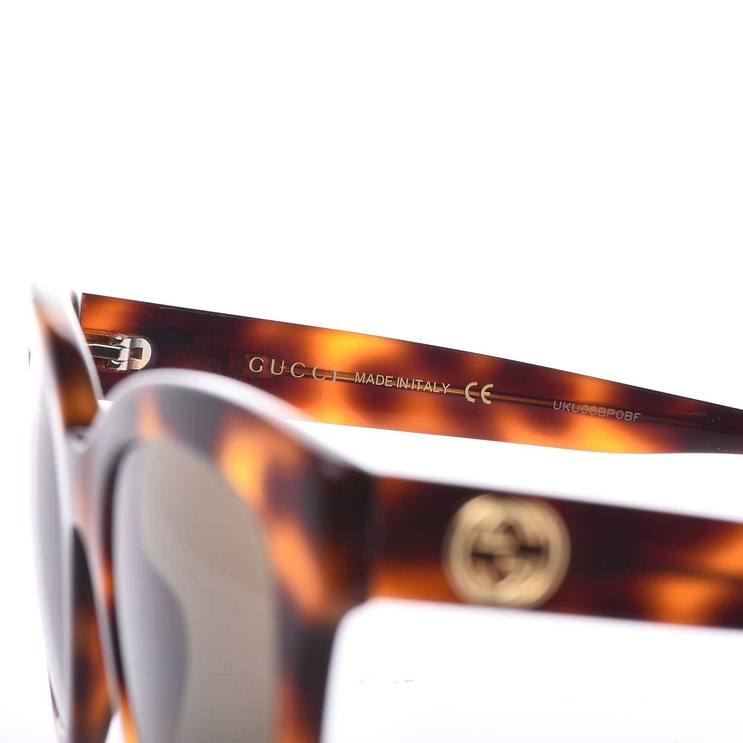 Acetate Square Frame Sunglasses GG0029S Tortoise