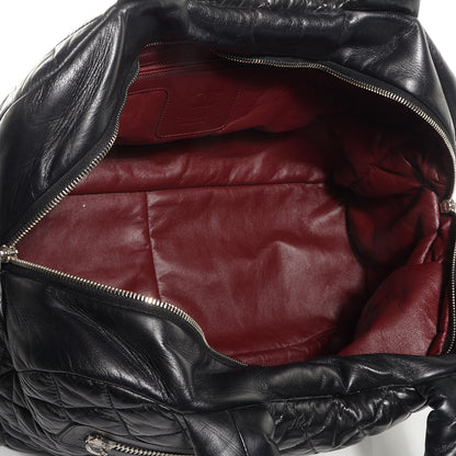 Chanel Lambskin Coco Cocoon Bowler Black 5 of 7