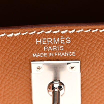 Hermes Epsom Kelly Sellier 25 Gold 5 of 9