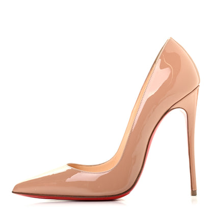 Christian Louboutin Patent So Kate 120 Pumps 36.5 Nude 1 of 8