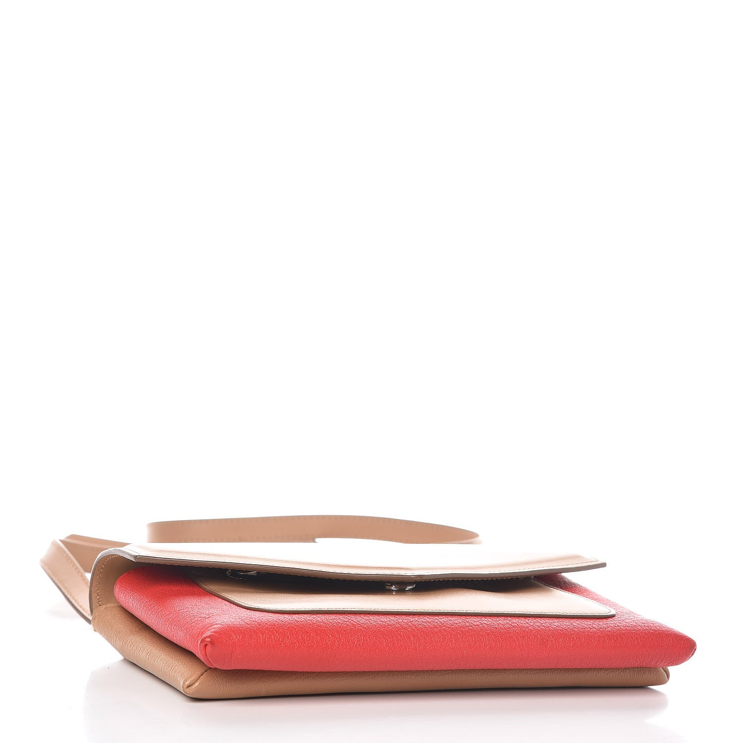 Givenchy Calfskin Duetto Crossbody Beige Red 4 of 9