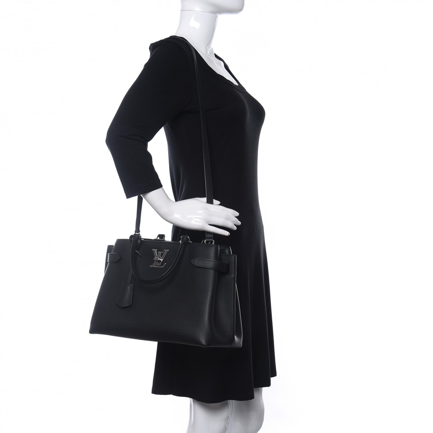 Calfskin Lockme Day Black