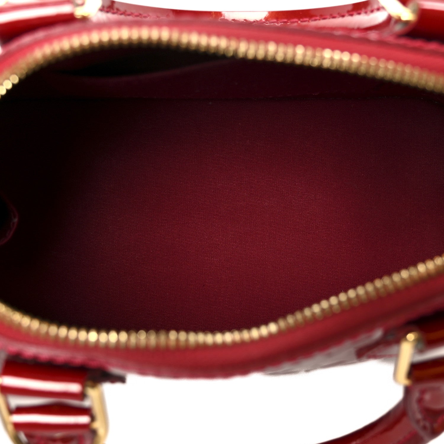 Louis Vuitton Vernis Alma BB Cherry 5 of 10