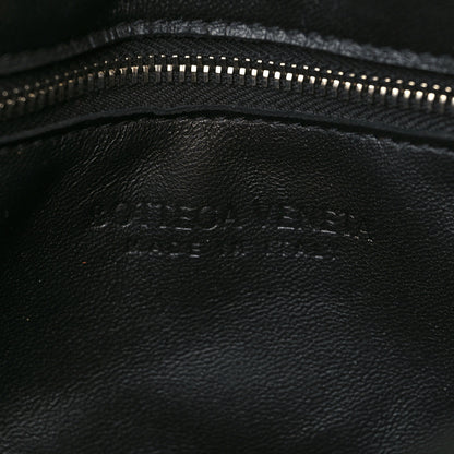 Bottega Veneta Lambskin Maxi Intrecciato Cassette Crossbody Bag Black 6 of 7