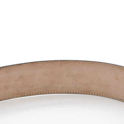 Gucci Guccissima Signature Interlocking G 40mm Belt 80 32 Black 7 of 12