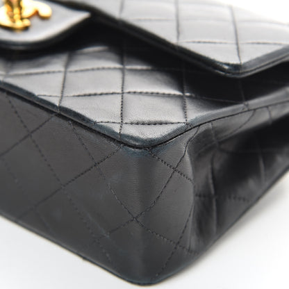 Chanel Lambskin Quilted Small Double Flap Black 10 of 21