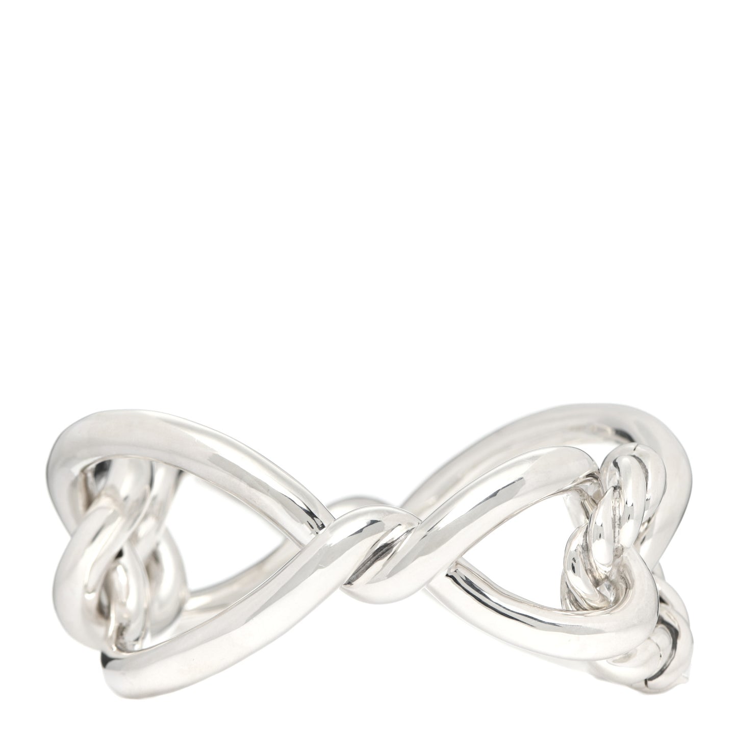 Sterling Silver 33mm Continuance Bold Bracelet