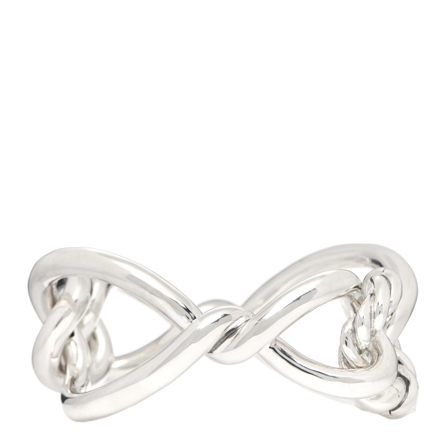 David Yurman Sterling Silver 33mm Continuance Bold Bracelet 3 of 4