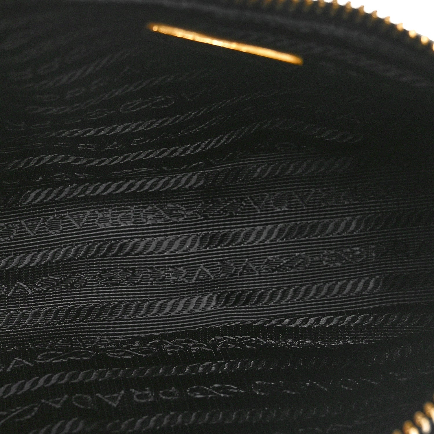 Prada Tessuto Nylon Chevron Quilted Shoulder Bag Black 5 of 9