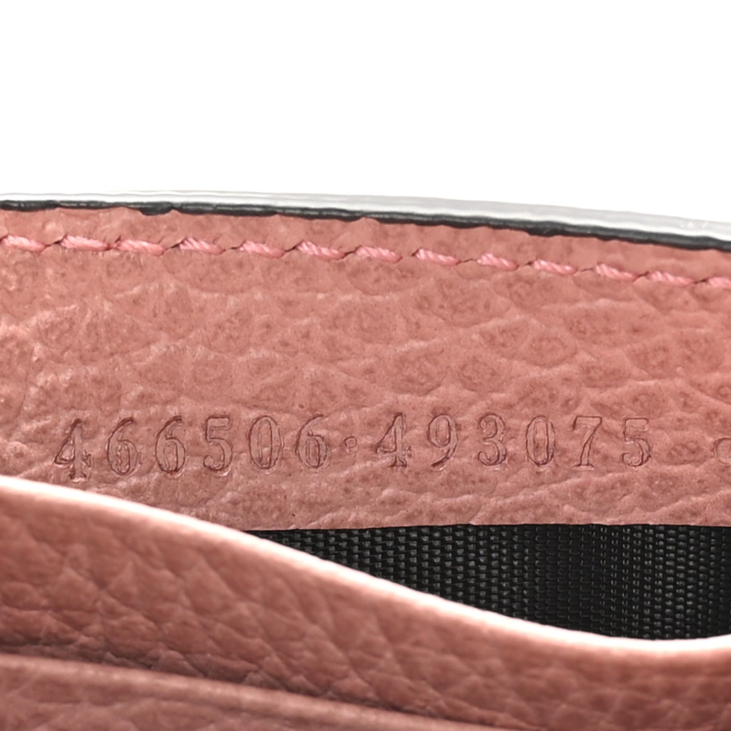 Dollar Calfskin Medium Betty Chain Wallet Soft Pink