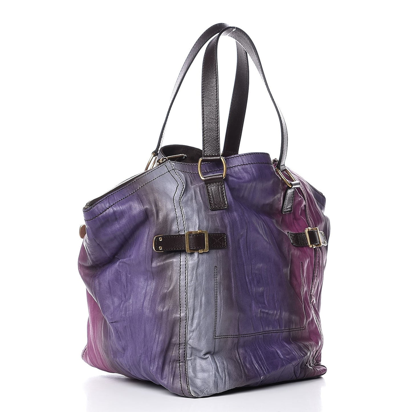 Calfskin Ombre Medium Downtown Tote Multicolor