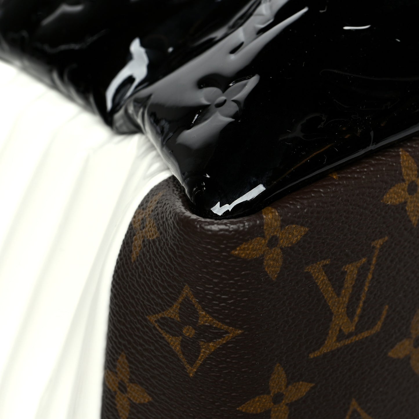 Patent Embossed Monogram Carry All GM Black