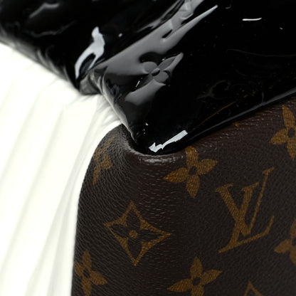 Louis Vuitton Patent Embossed Monogram Carry All GM Black 8 of 11