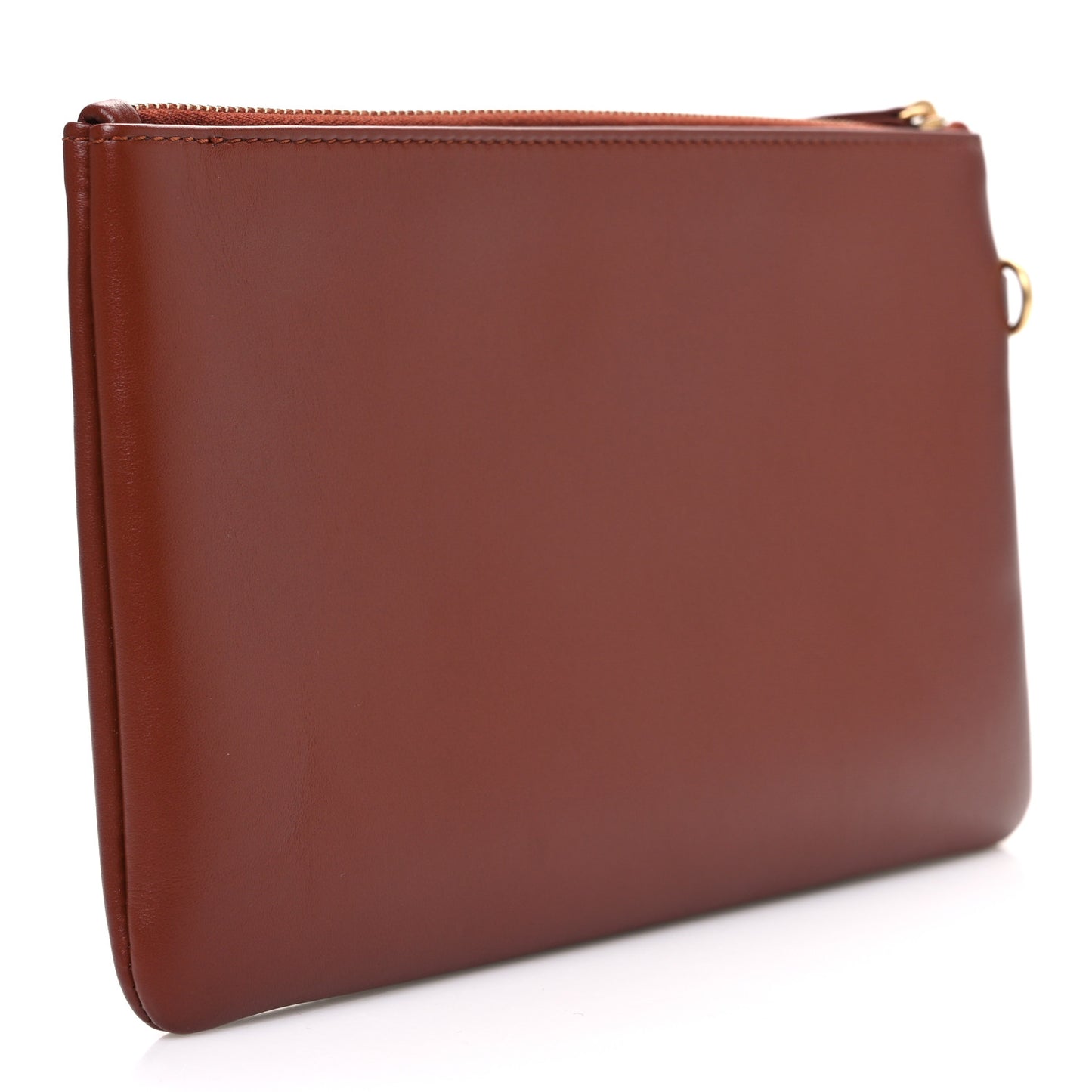 Shiny Calfskin Chanel 22 Removable Pouch Brown
