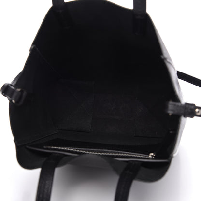 Celine Grained Calfskin Small Vertical Cabas Black 5 of 9