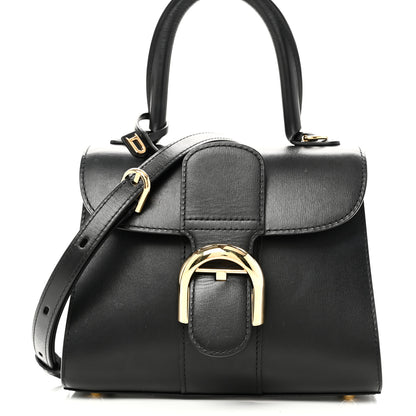 Delvaux Box Calfskin Mini Brillant Satchel Black 8 of 10