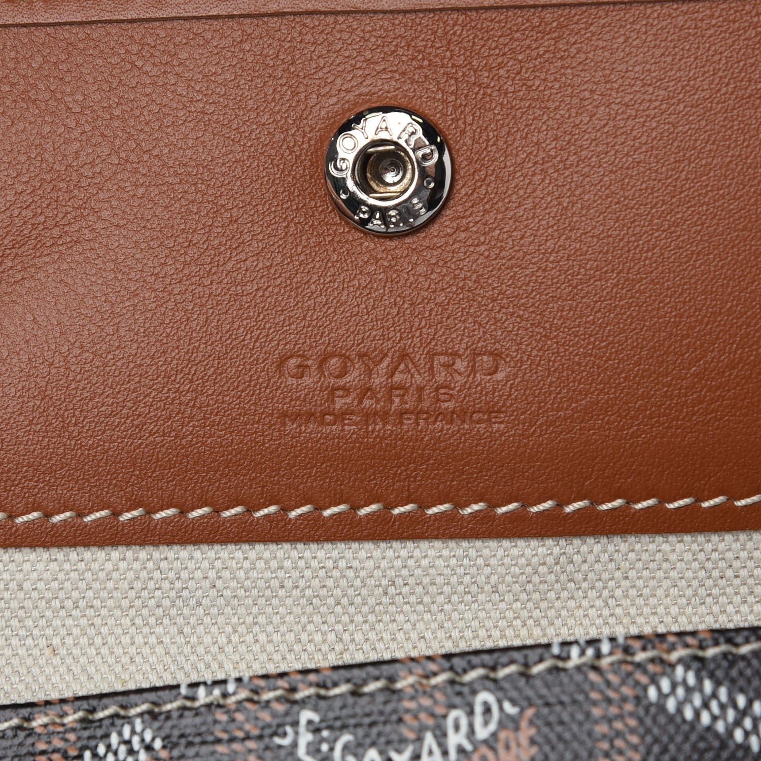 Goyard Goyardine Saint Louis PM Black Gold 7 of 9