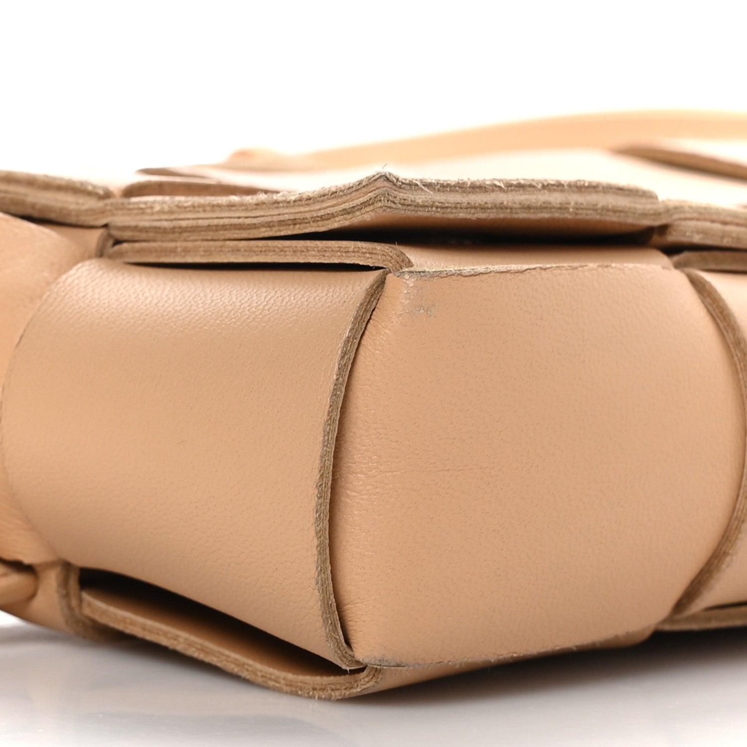 Bottega Veneta Nappa Maxi Intreccio The Belt Cassette Bag Almond 8 of 10
