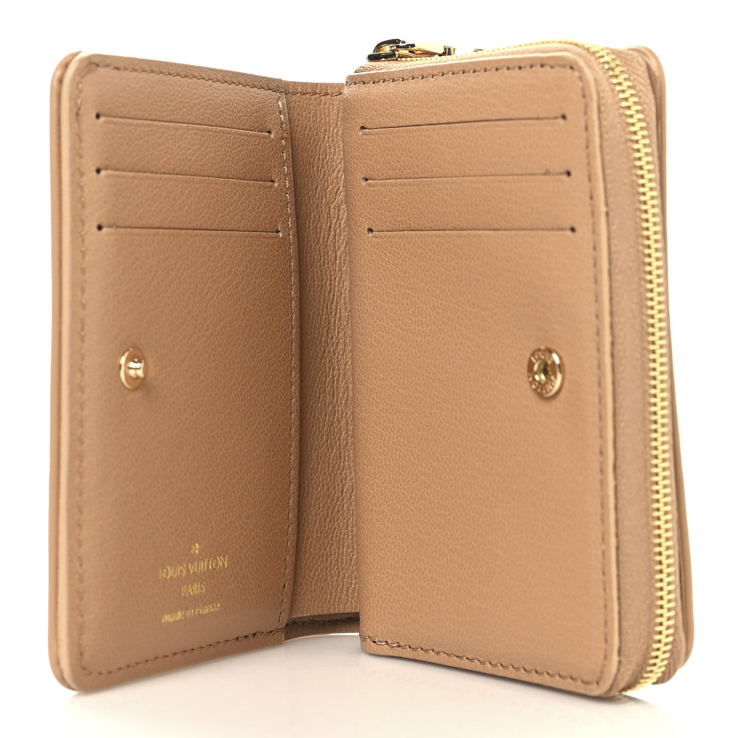 Louis Vuitton Lambskin Embossed Monogram Lou Coussin Wallet Camel 6 of 8