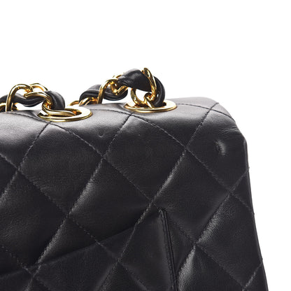 Chanel Lambskin Quilted XL Jumbo Single Flap Black 13 of 14