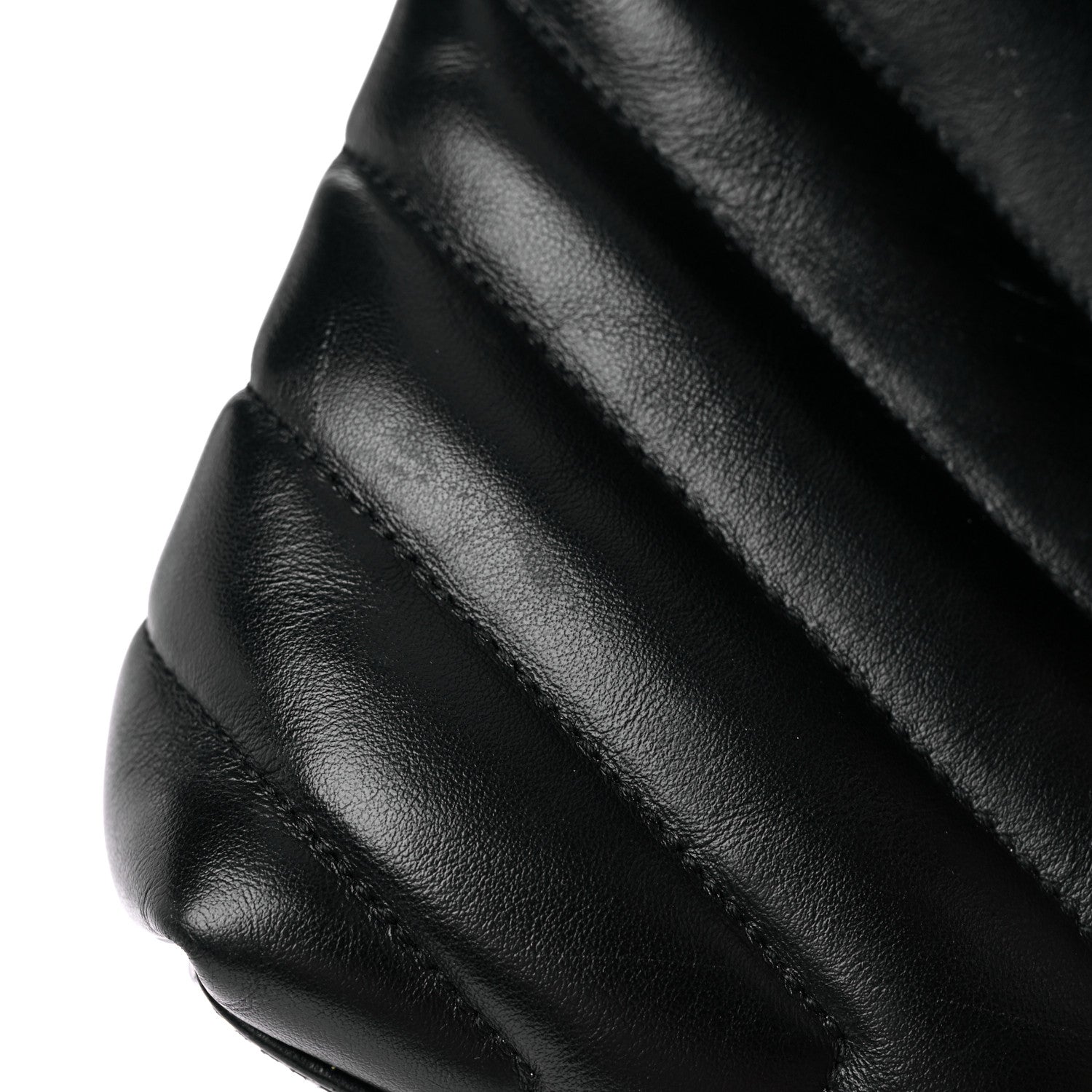Saint Laurent Calfskin Y Quilted Monogram Medium Loulou Chain Satchel Black 18 of 18