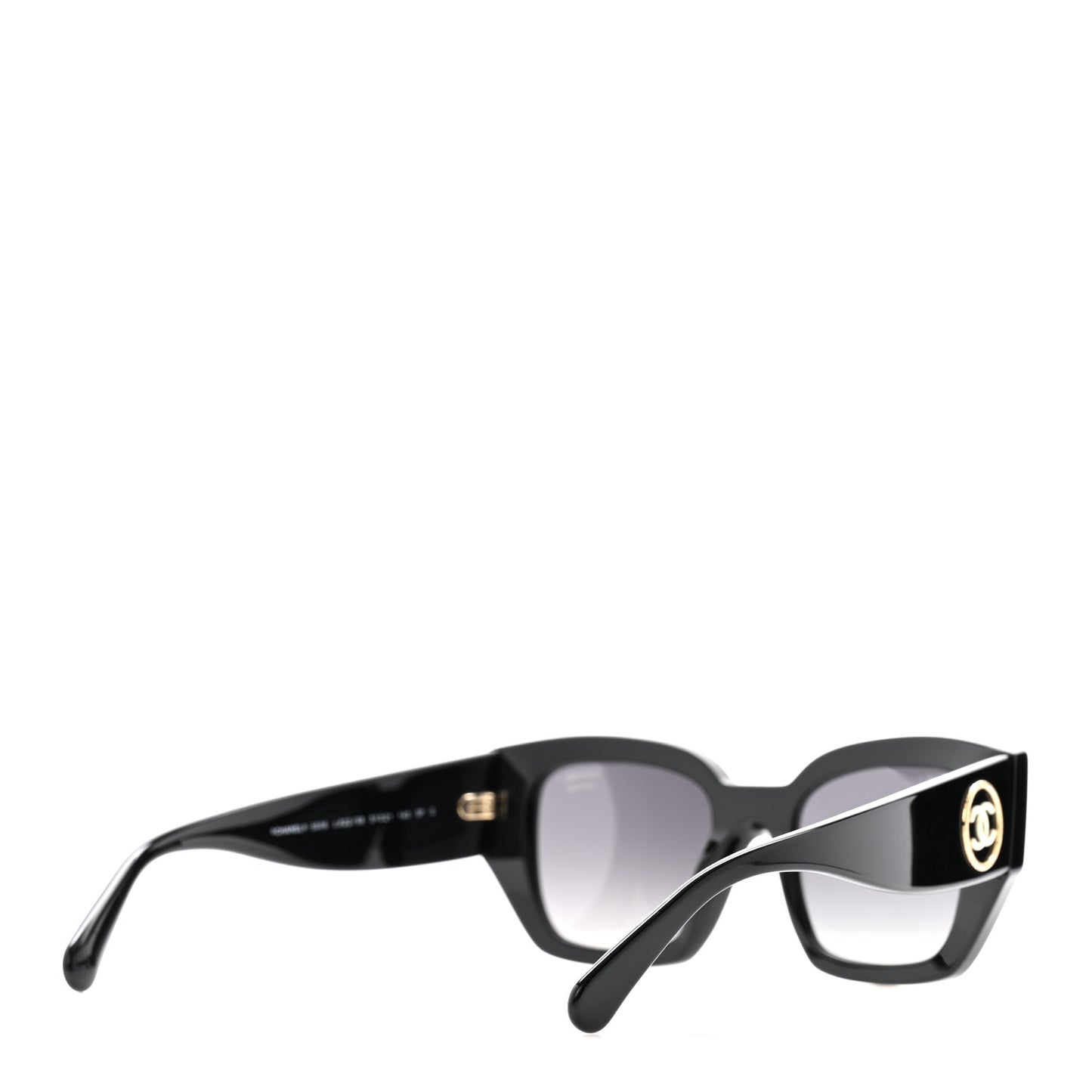 Acetate Polarized Square Sunglasses 5506 Black