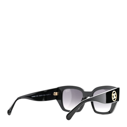 Chanel Acetate Polarized Square Sunglasses 5506 Black 4 of 8