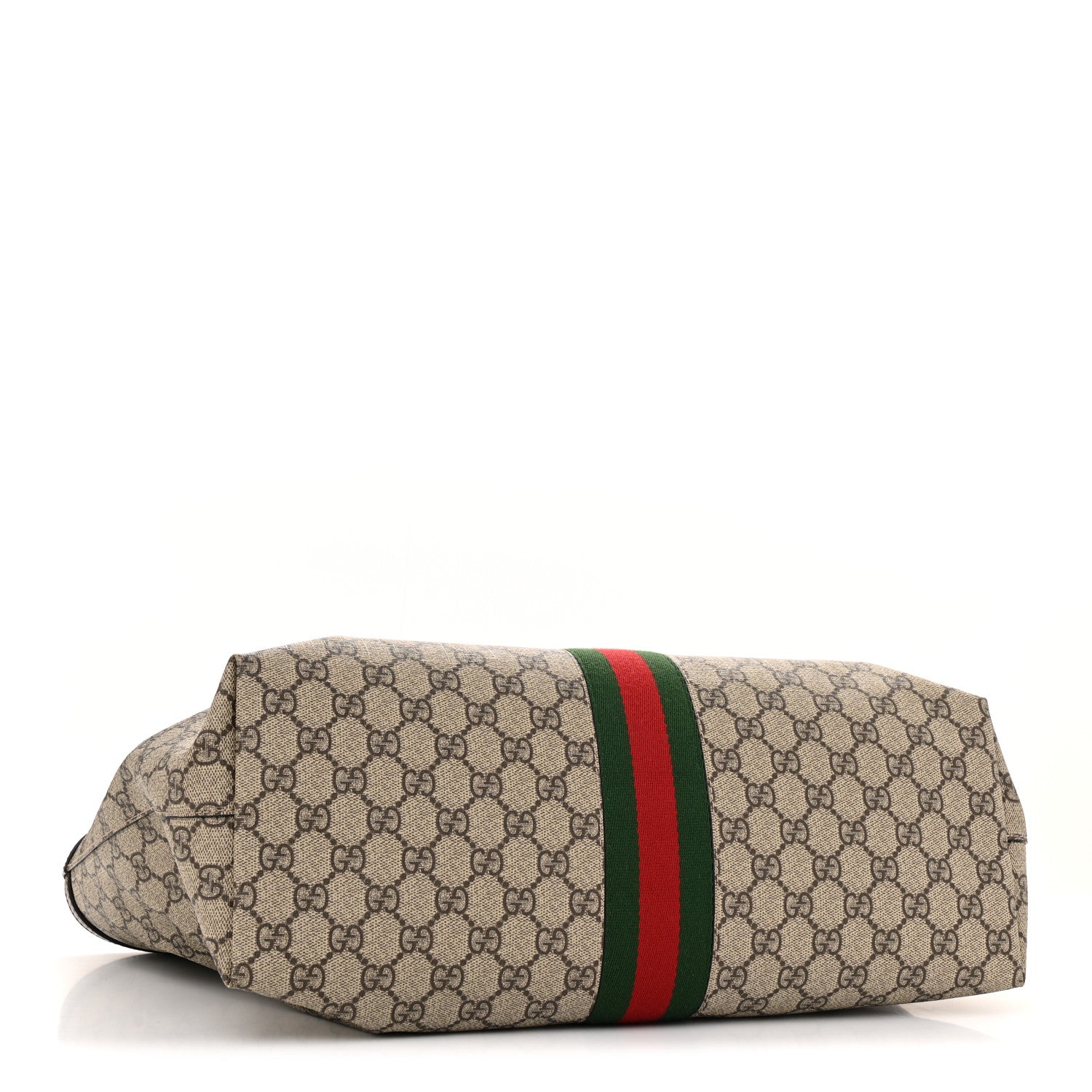 Gucci GG Supreme Monogram Medium Ophidia Shopping Tote Brown 4 of 13