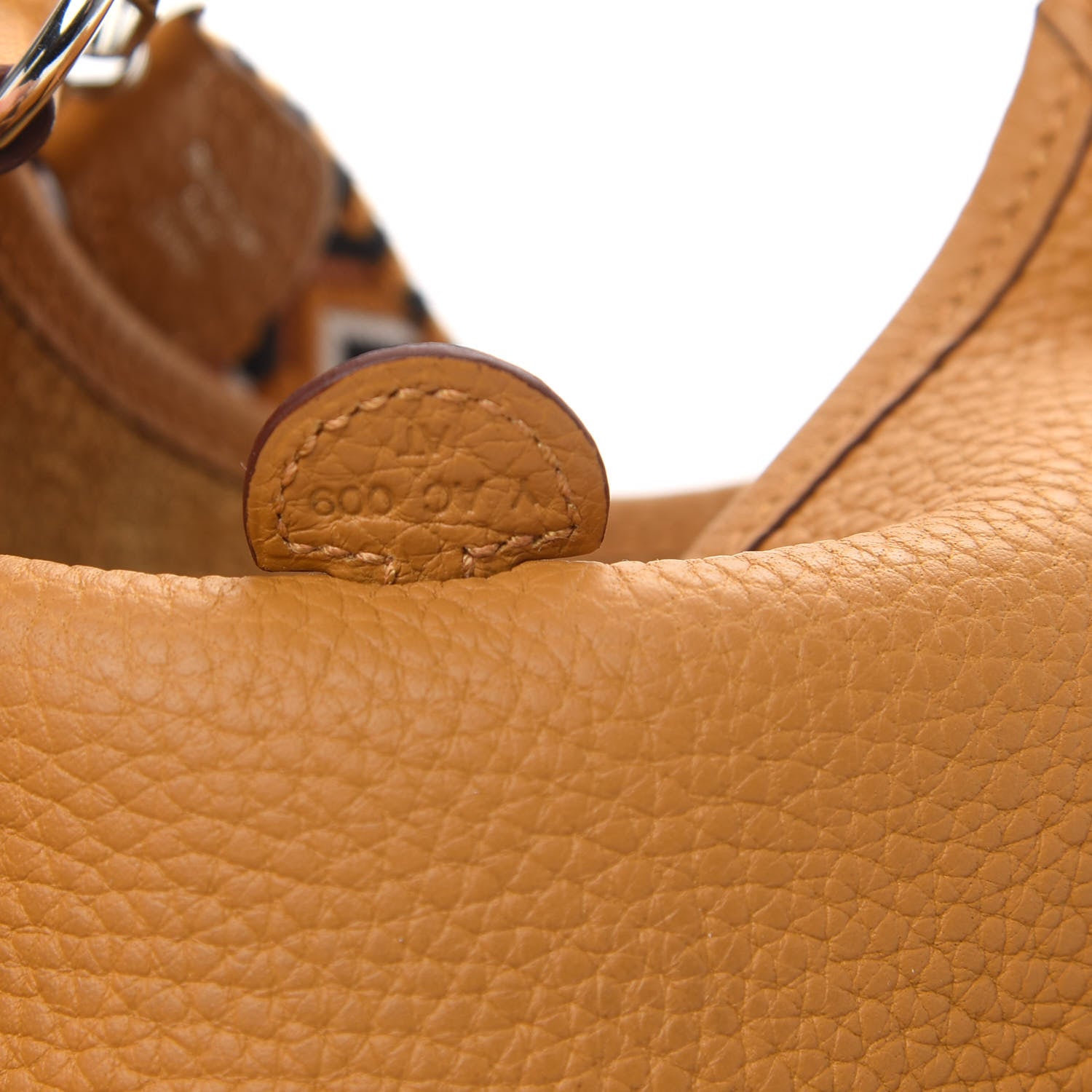 Hermes Taurillon Clemence Allegro Evelyne TPM Sesame 6 of 13