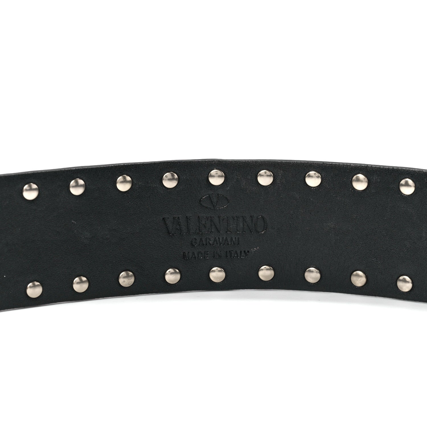 Valentino Garavani Lambskin Rockstud Spike Shoulder Strap Black 4 of 4