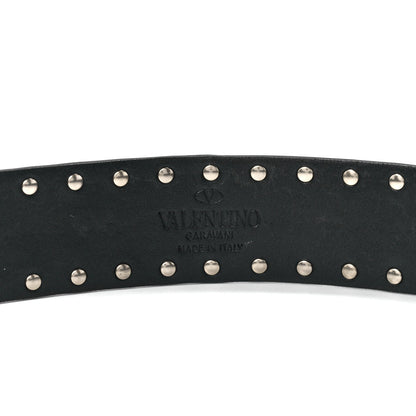 Valentino Garavani Lambskin Rockstud Spike Shoulder Strap Black 4 of 4