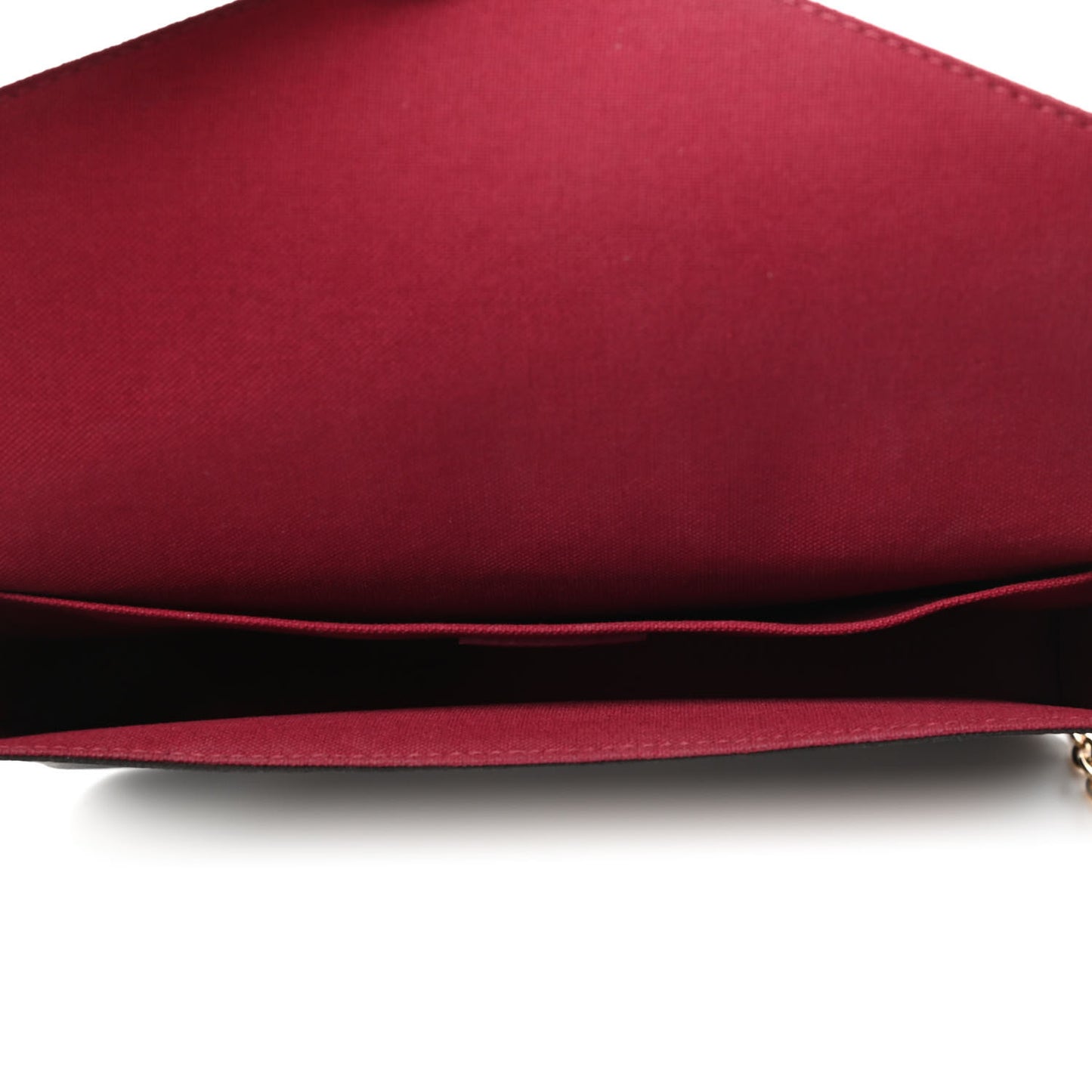 Monogram Pochette Felicie Chain Wallet Fuchsia